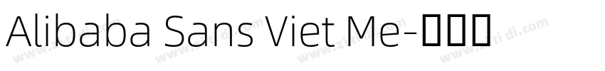 Alibaba Sans Viet Me字体转换